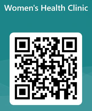 HHHS women's clinic QR code image