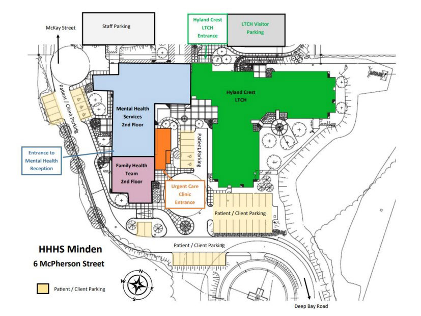 mental health services now at the Minden site