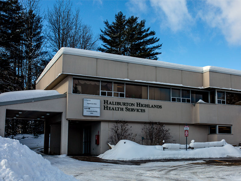HHHS Haliburton site seen in winter