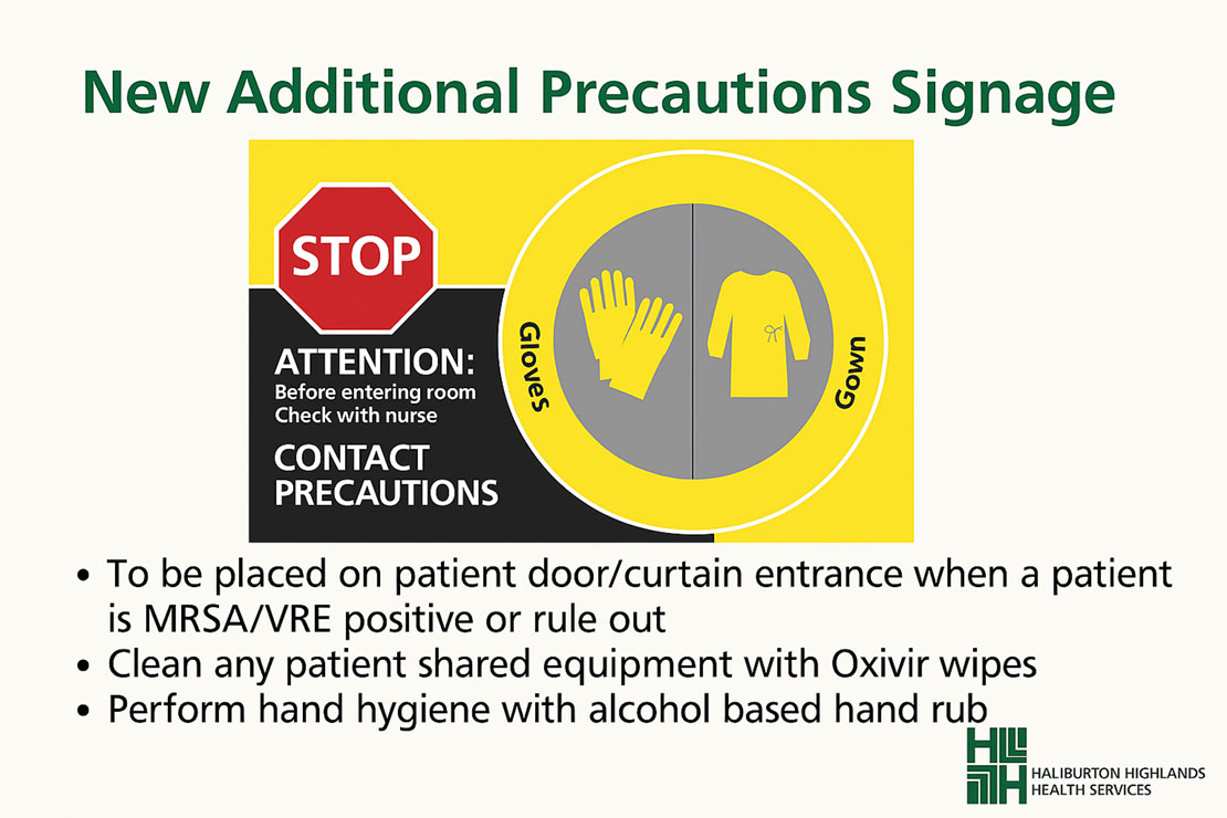 additional precautions mrsa/vre contact precautions